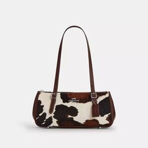 NWT!COACH Asher Shoulder Bag With Cow Print(CCC85)original factory wrapping